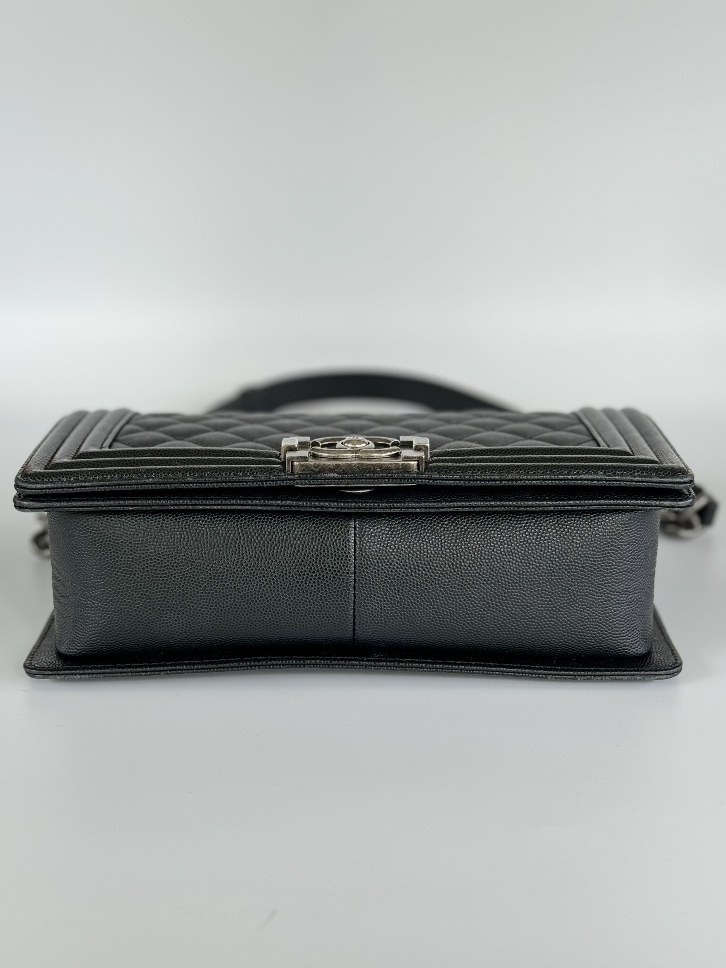 Chanel Boy Bag Caviar Black