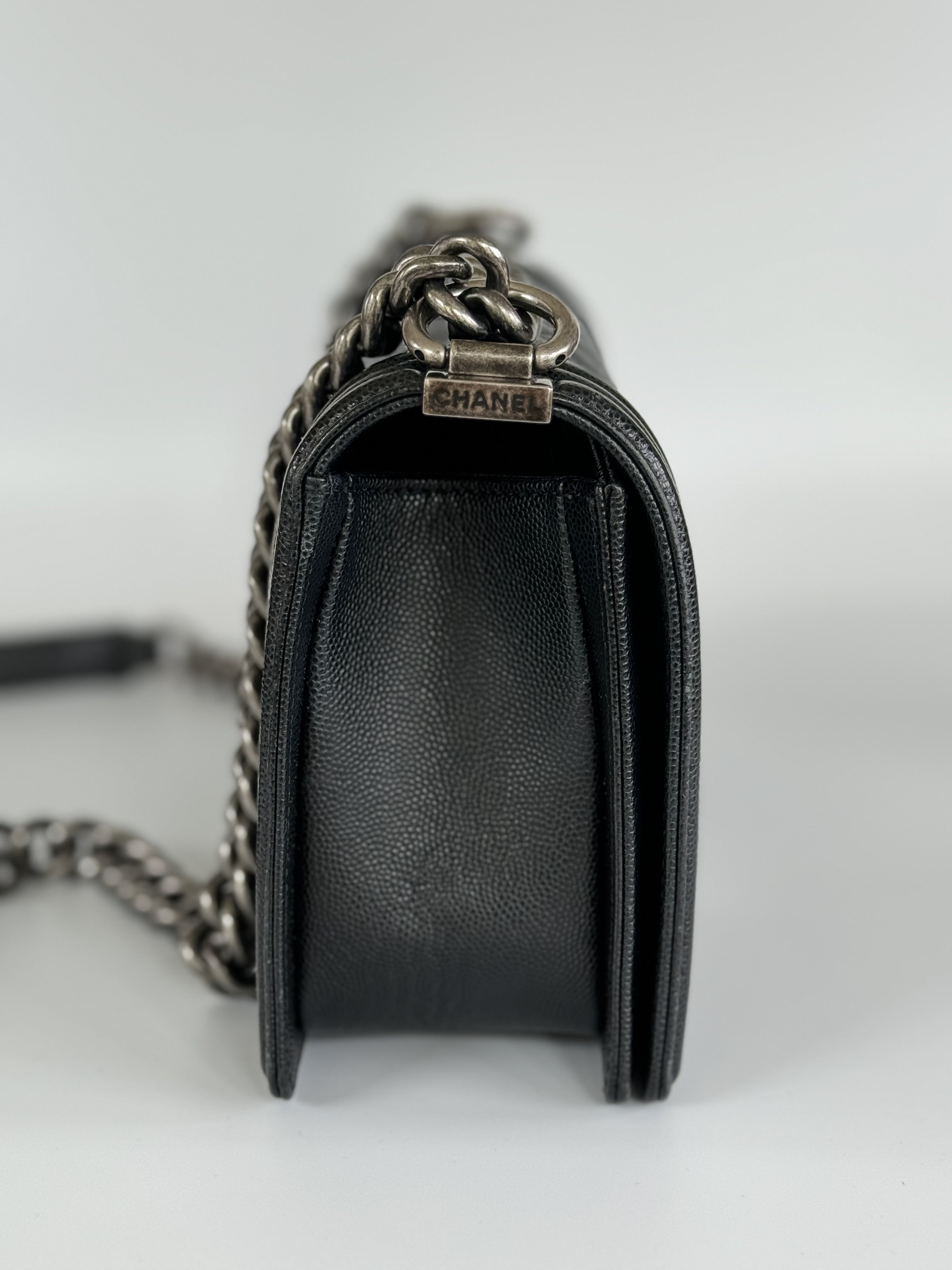 Chanel Boy Bag Caviar Black