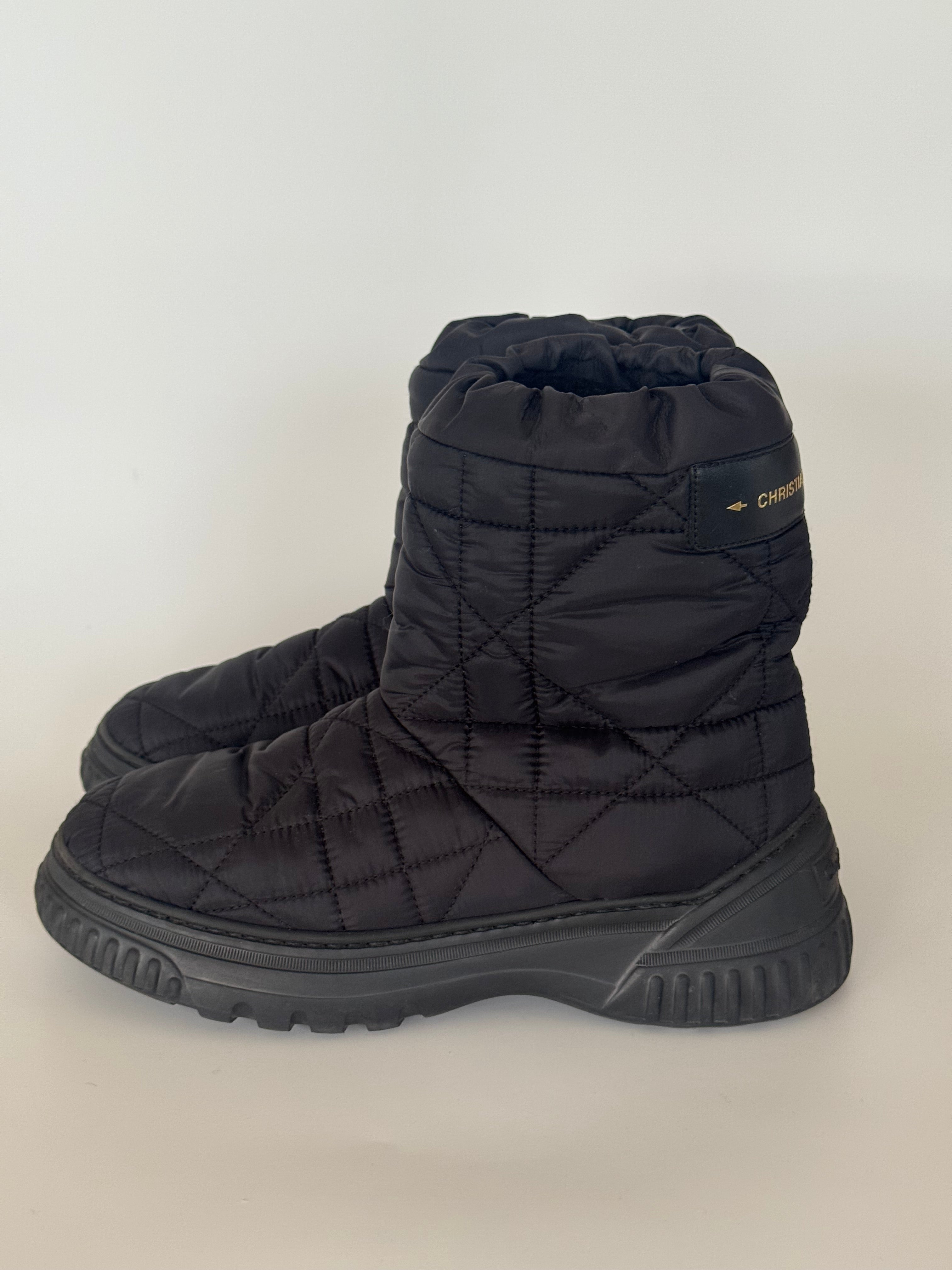 Christian Dior Cannage Nylon Boots