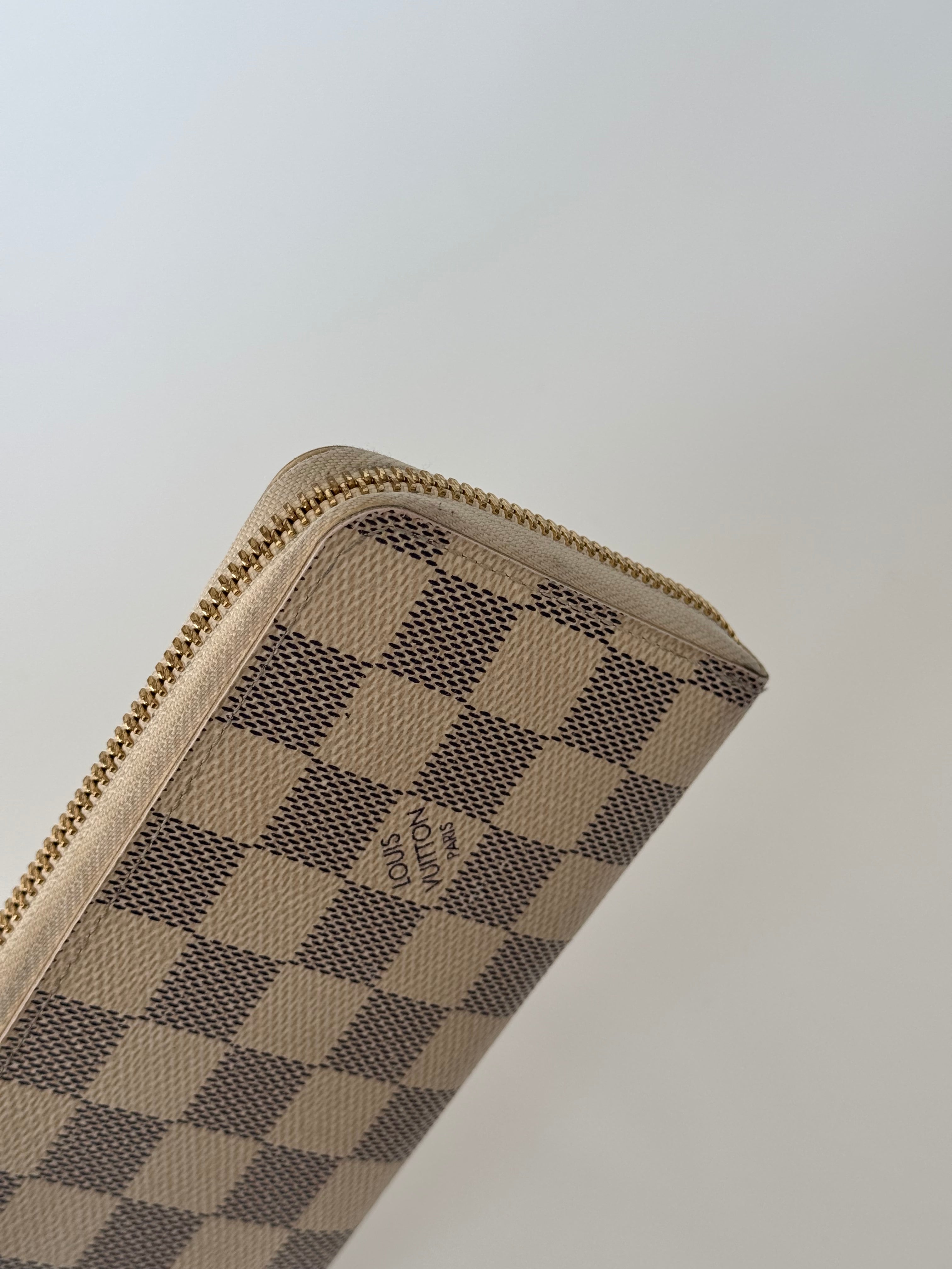 Louis Vuitton Zipper Wallet Damier Azur
