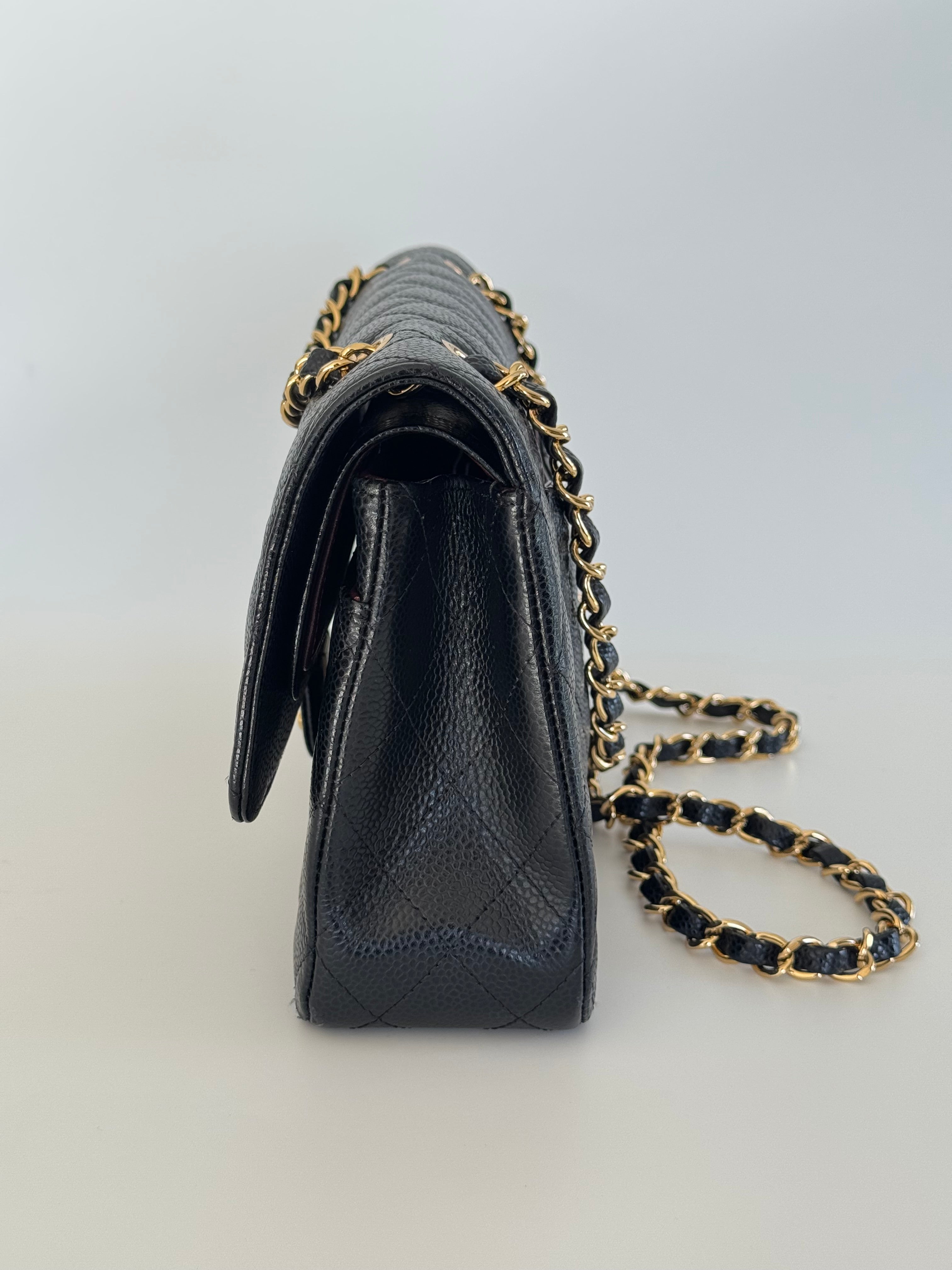 Chanel Classic Flap Bag Black Caviar