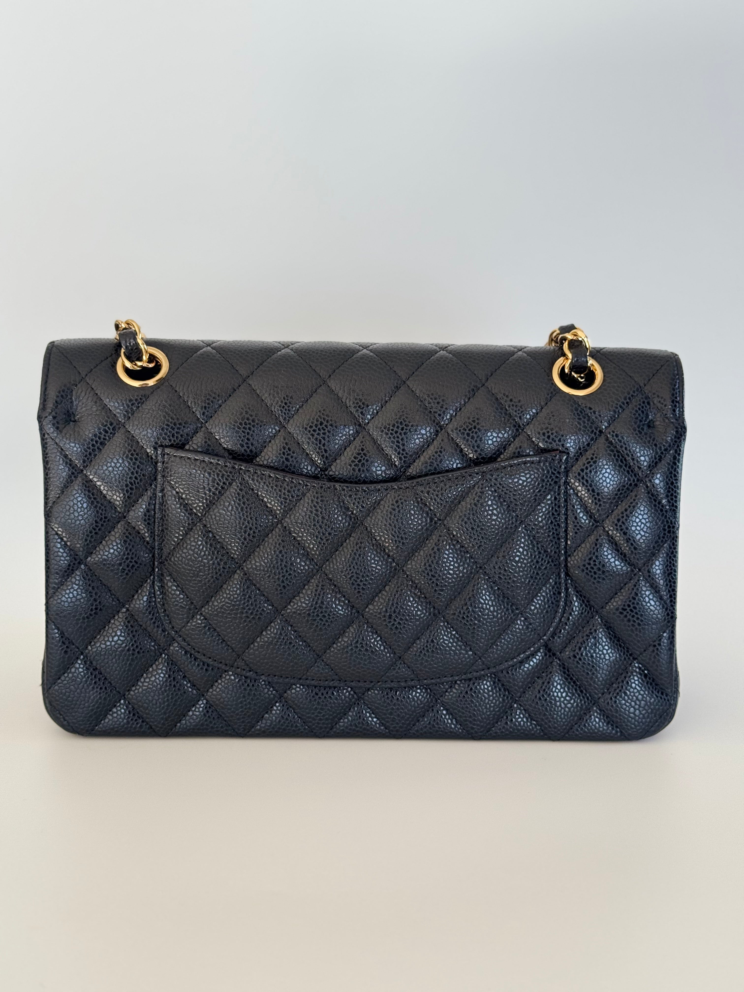 Chanel Classic Flap Bag Black Caviar