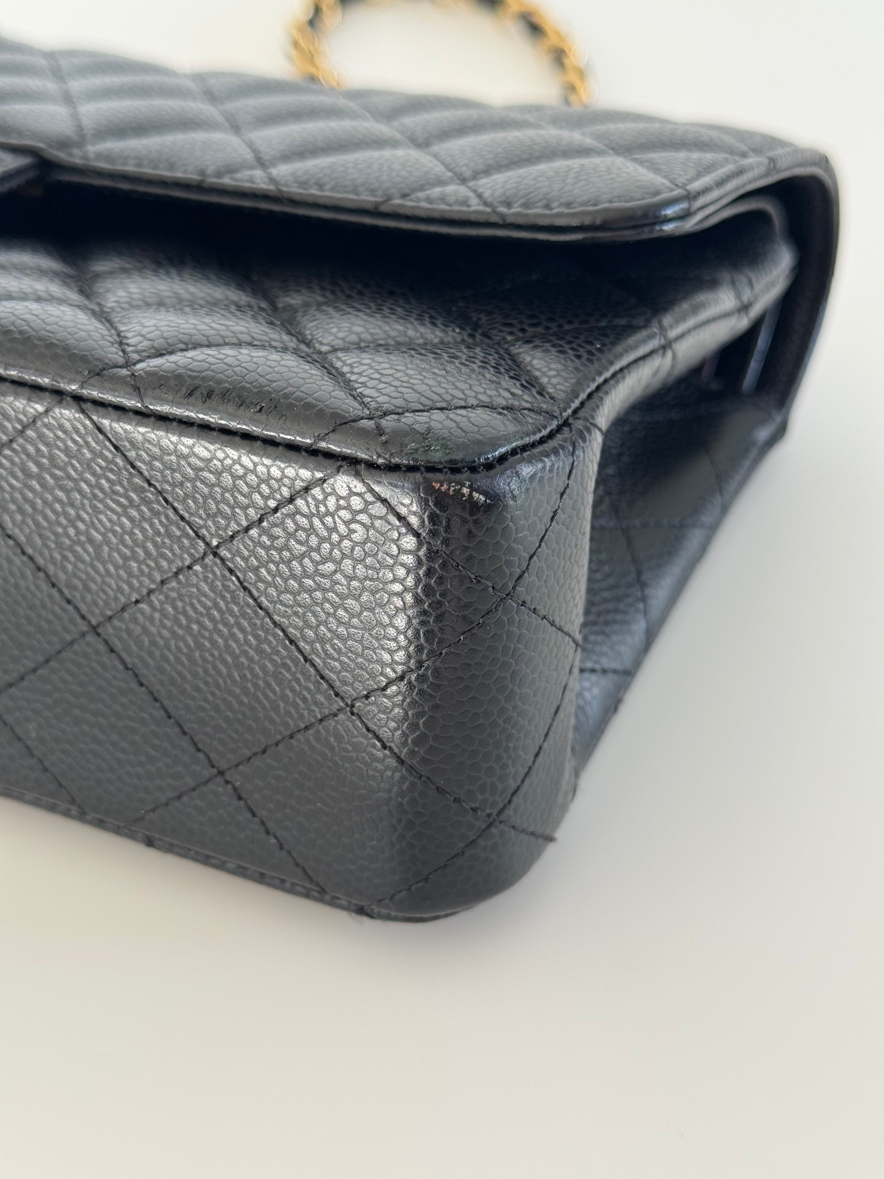 Chanel Classic Flap Bag Black Caviar