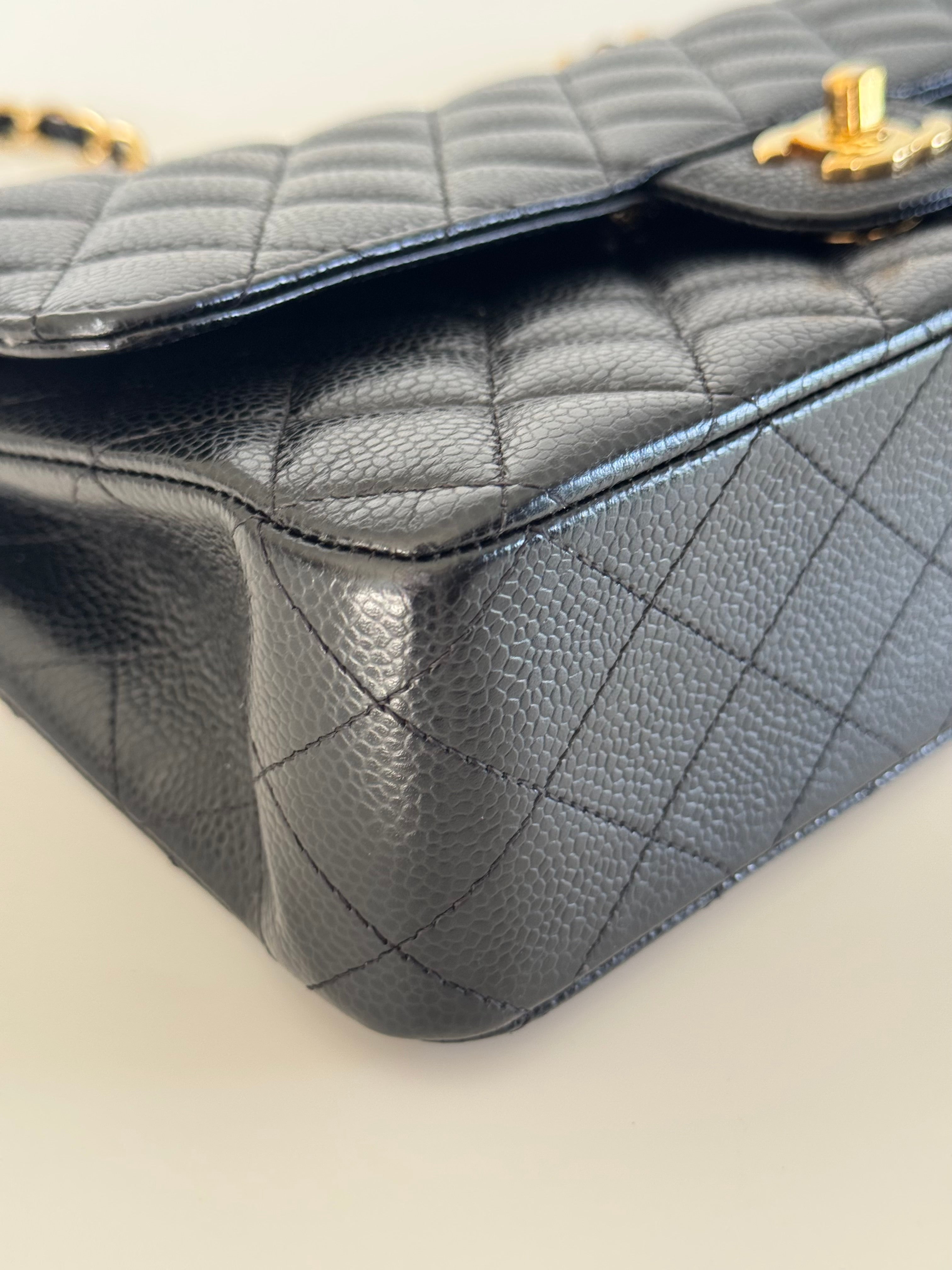 Chanel Classic Flap Bag Black Caviar