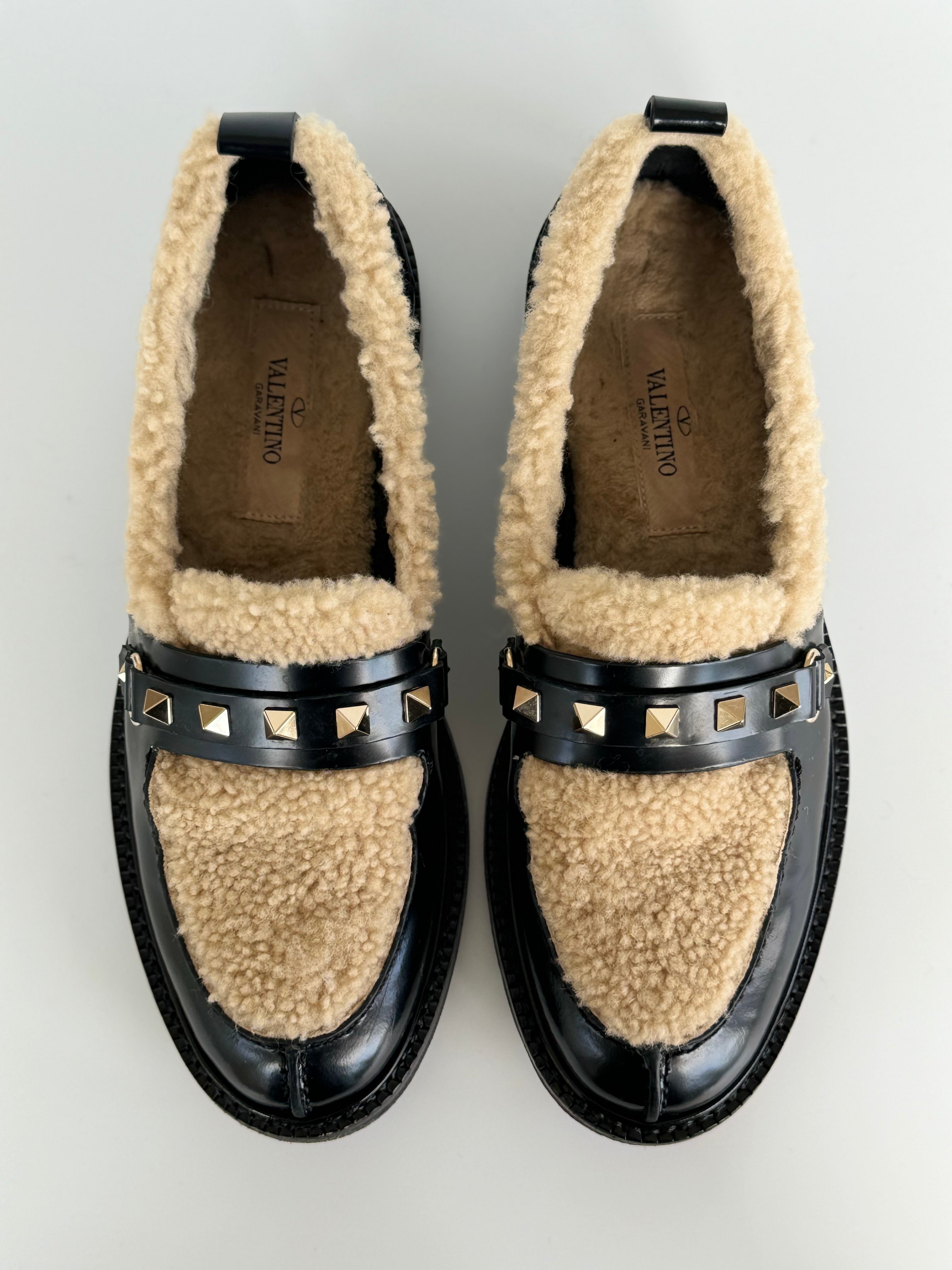 Valentino Shearling Loafer