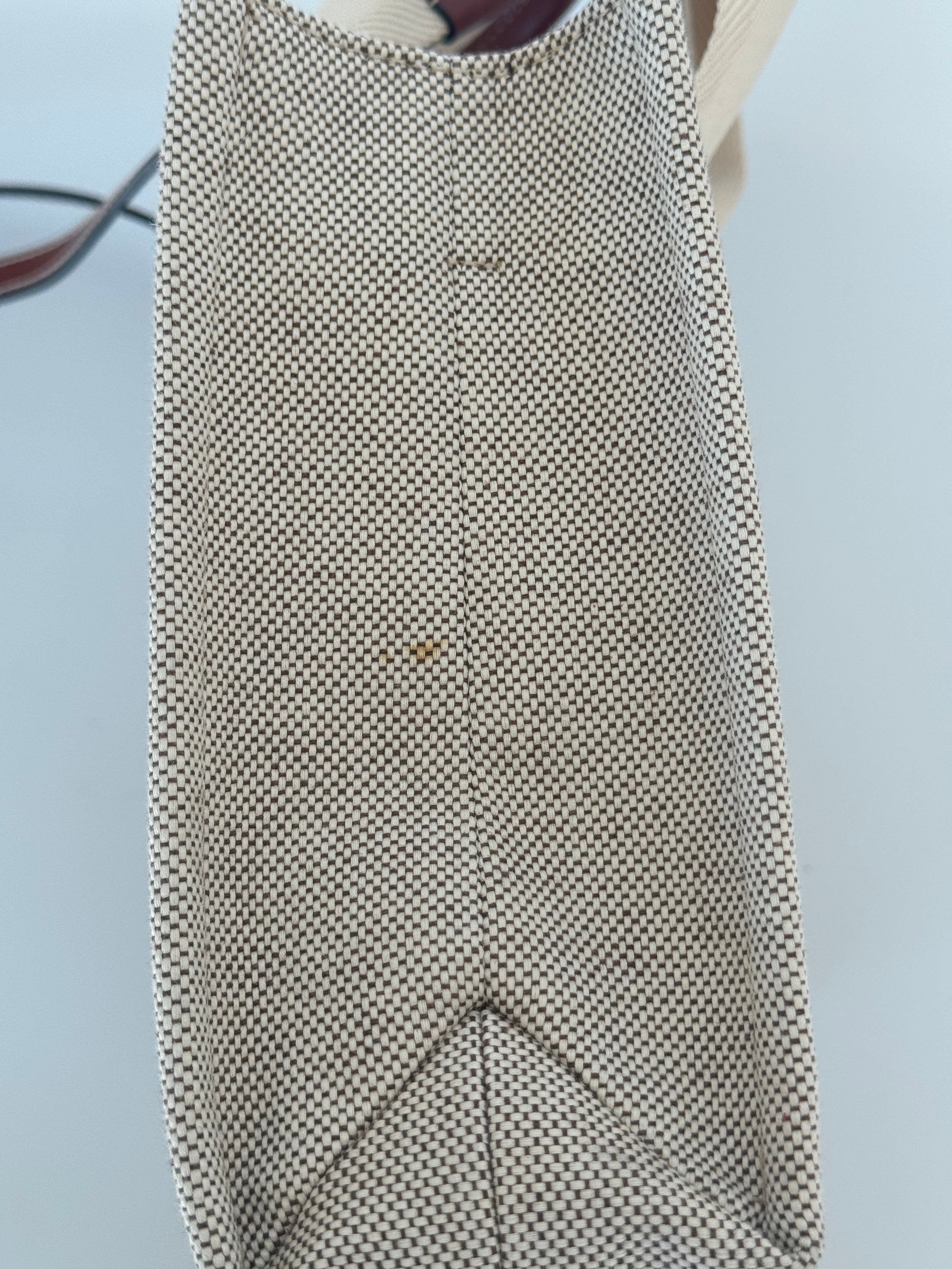 Chloe Small Woody Linen Tote Bag