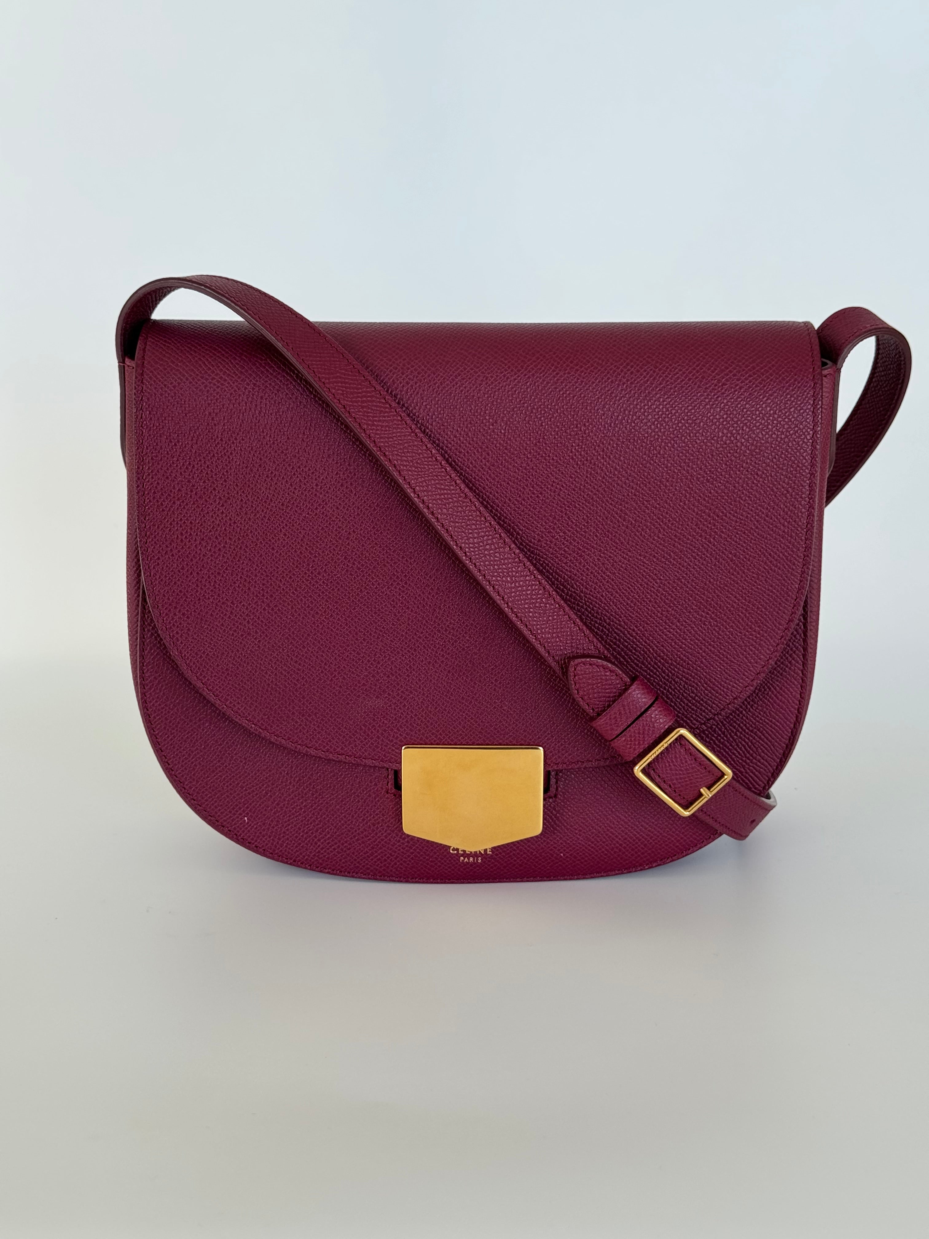 Celine Leather Trotteur Medium