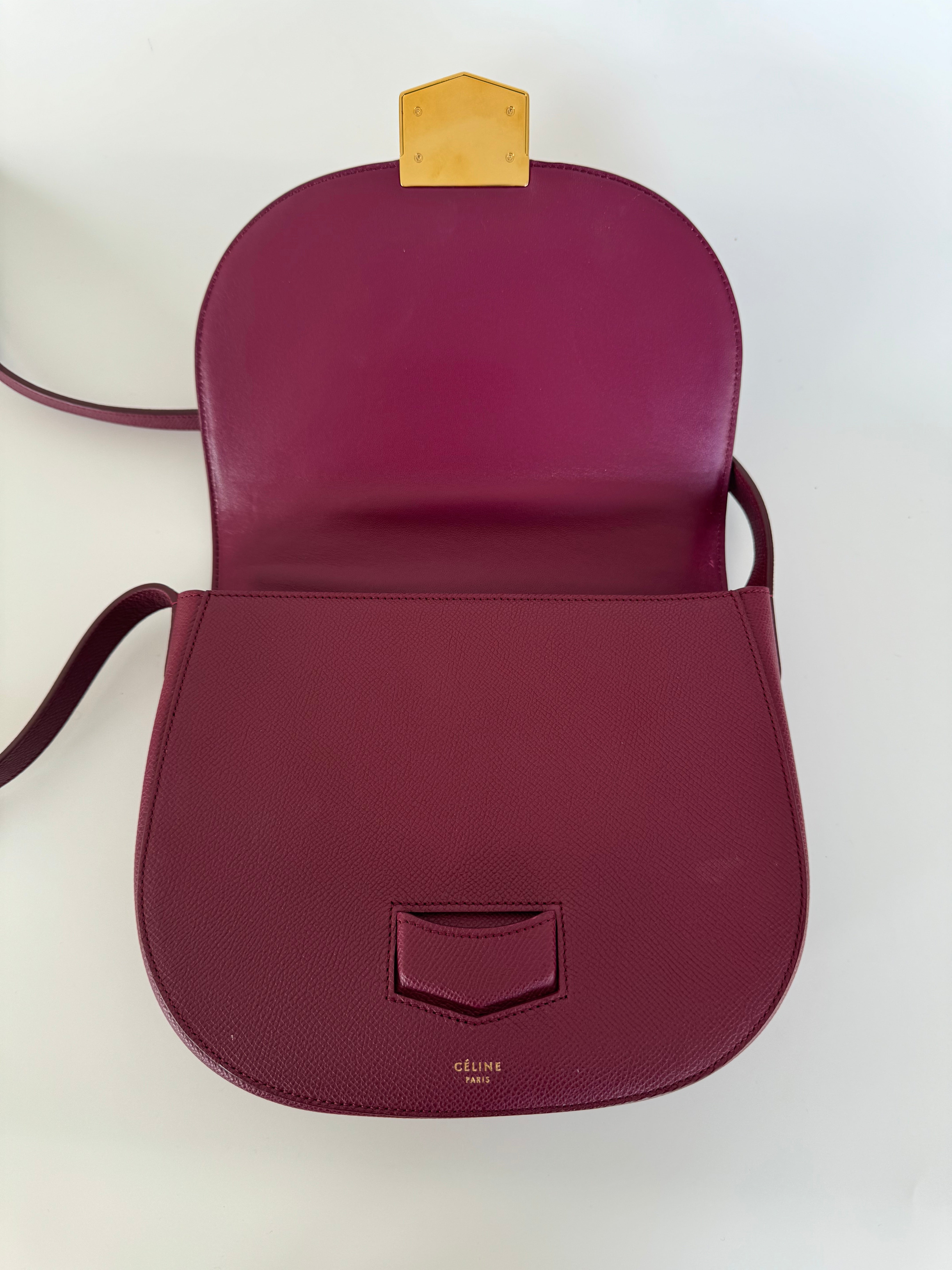 Celine Leather Trotteur Medium