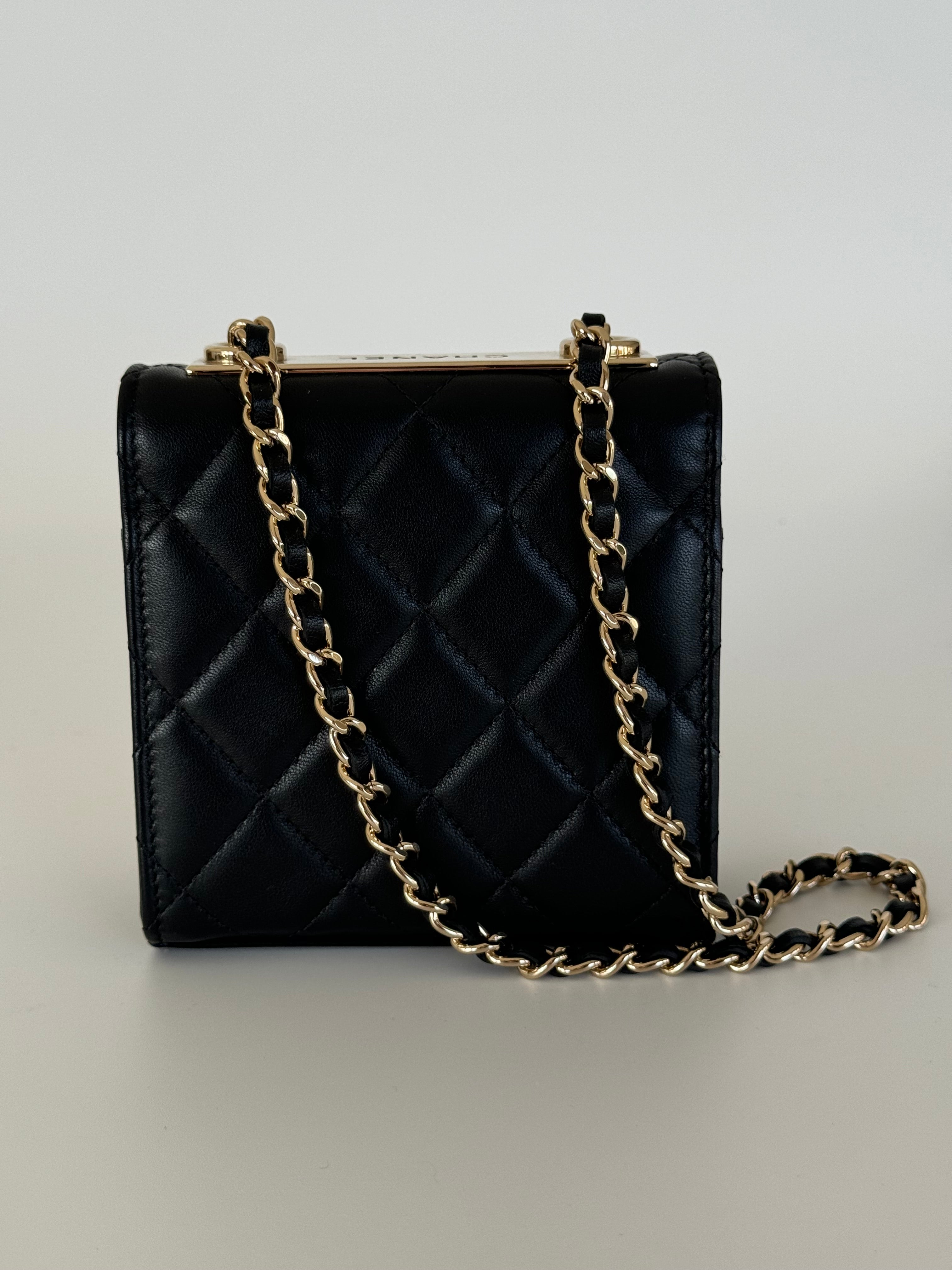 Chanel Mini Trendy CC Wallet on Chain