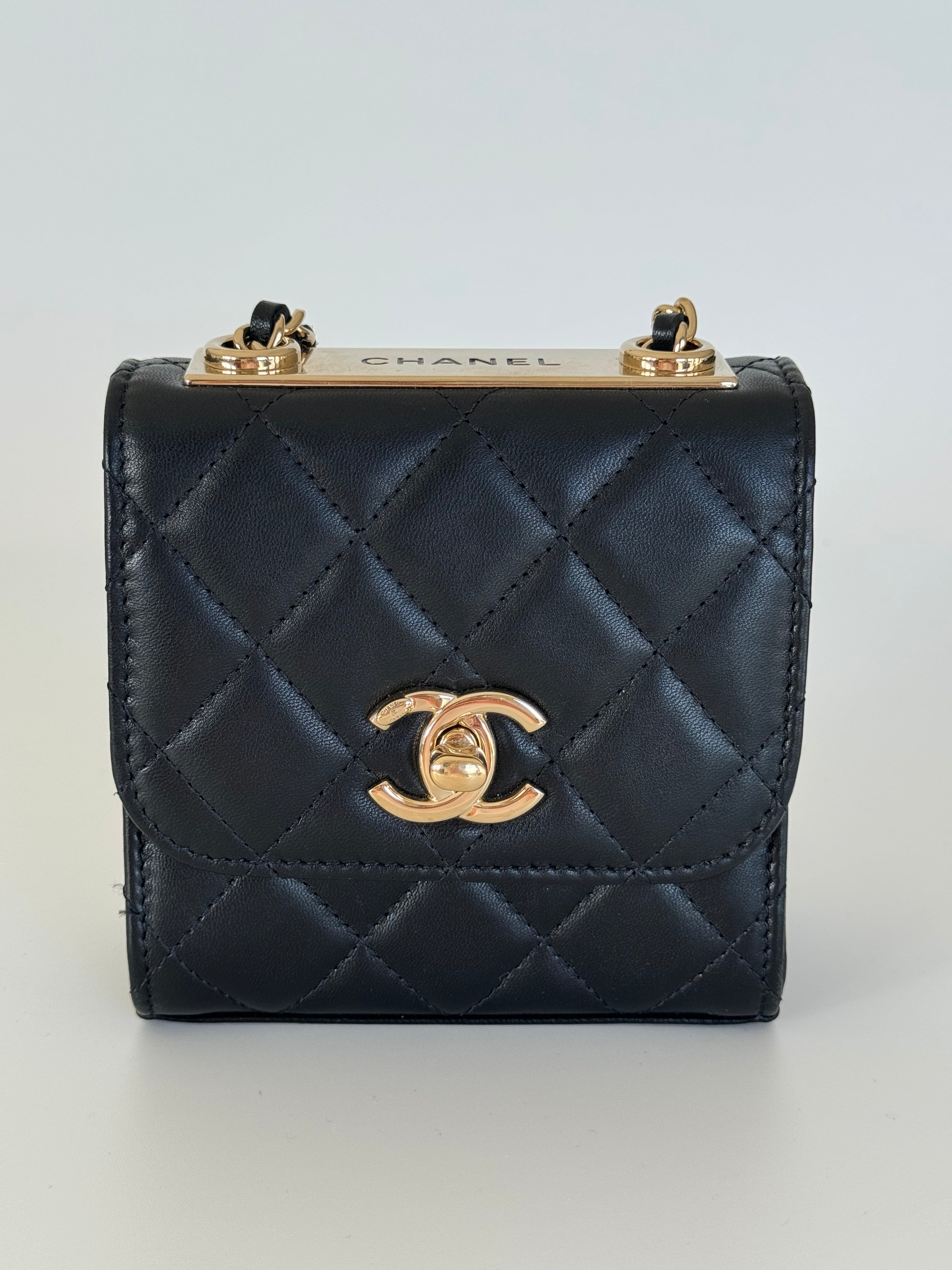Chanel Mini Trendy CC Wallet on Chain