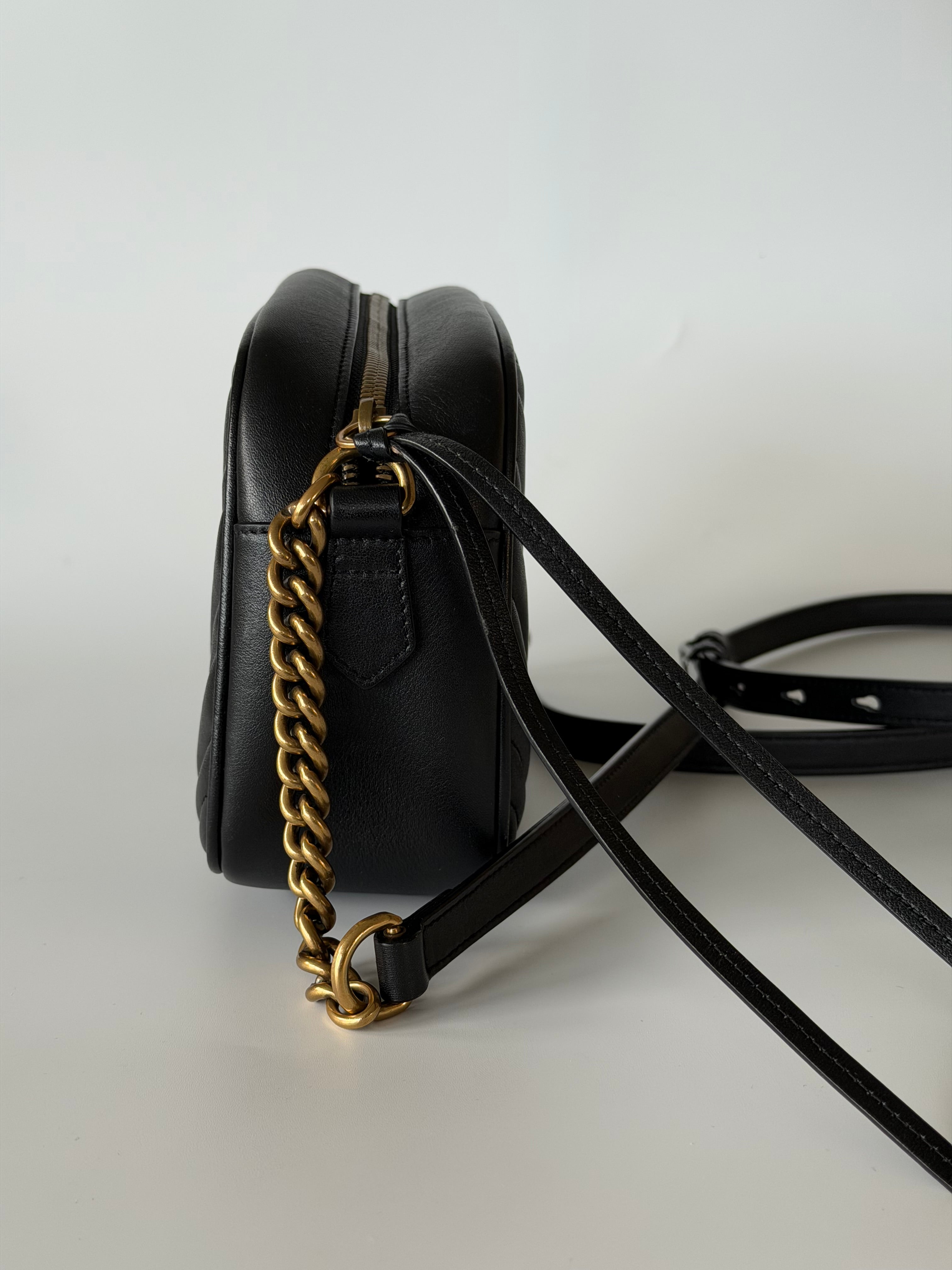 Gucci GG Marmont Camera Small Quilted Shoulder Bag