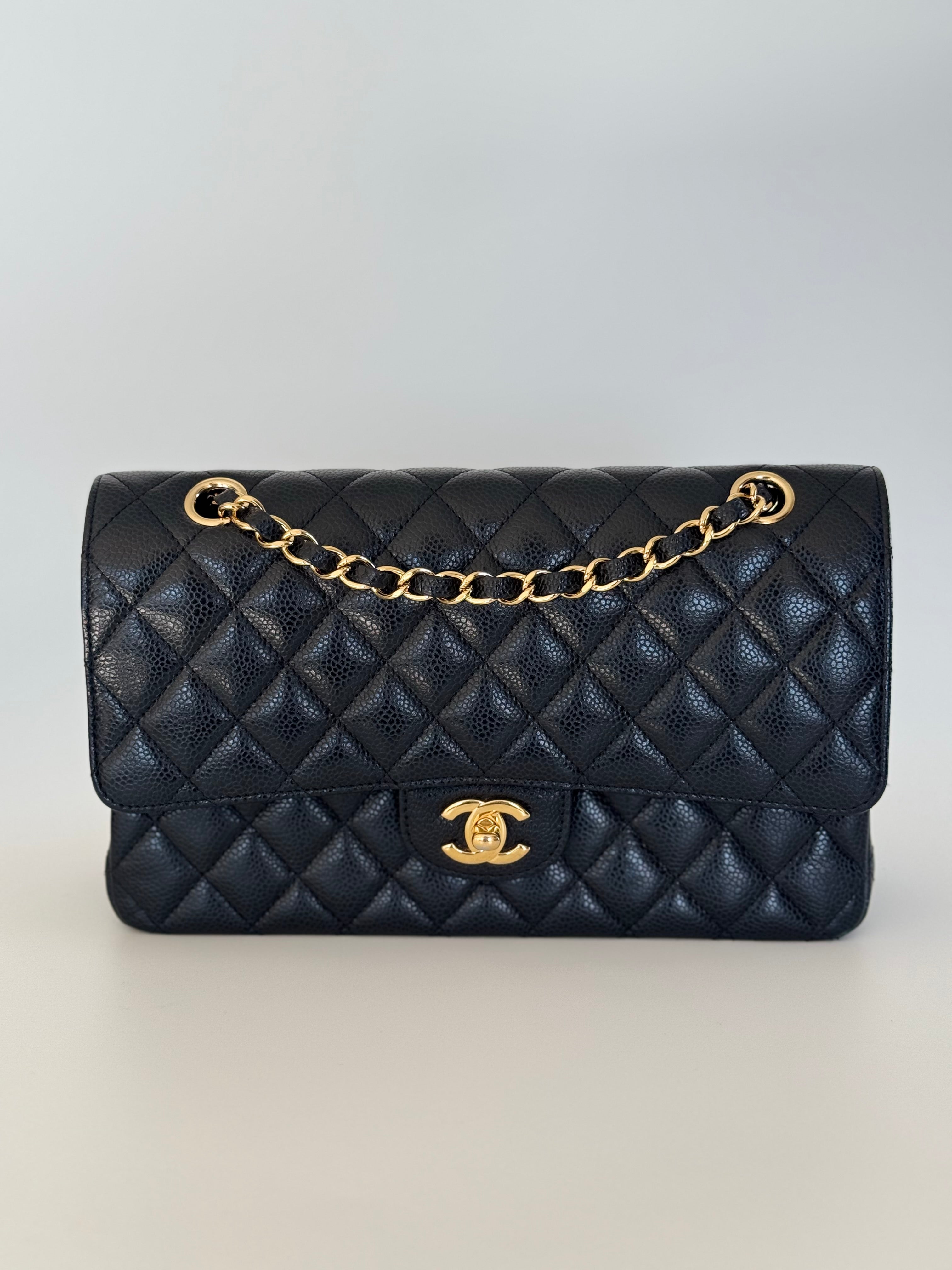 Chanel Classic Flap Bag Black Caviar
