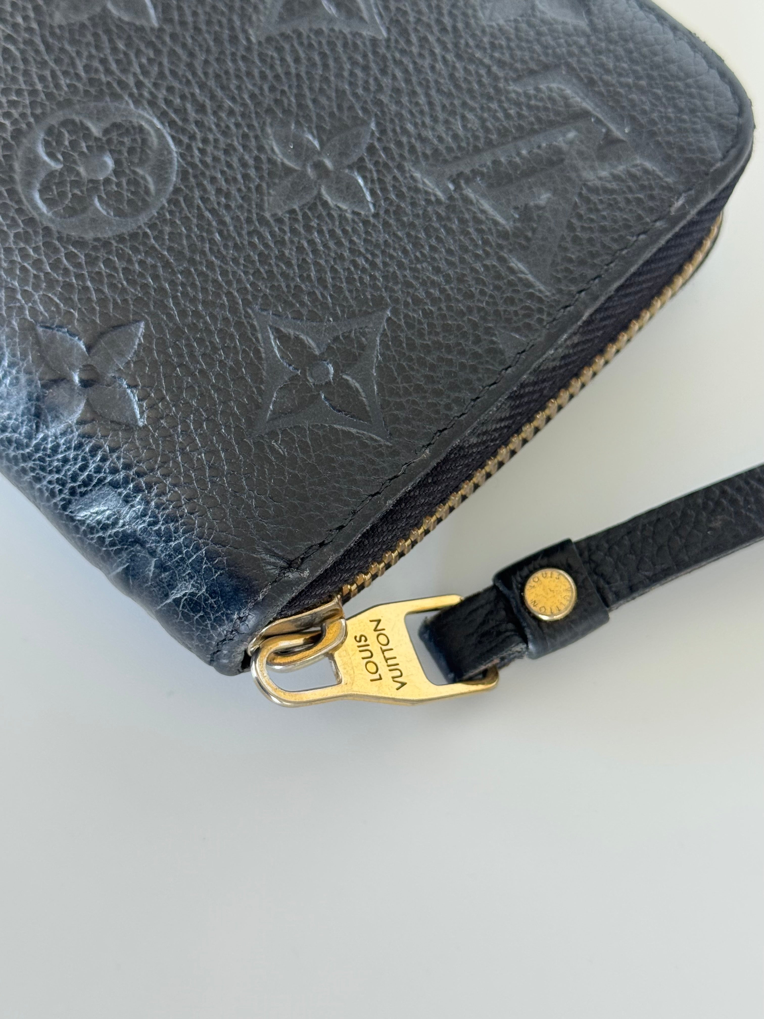 Louis Vuitton Monogram Empreinte Leather Zippy Wallet
