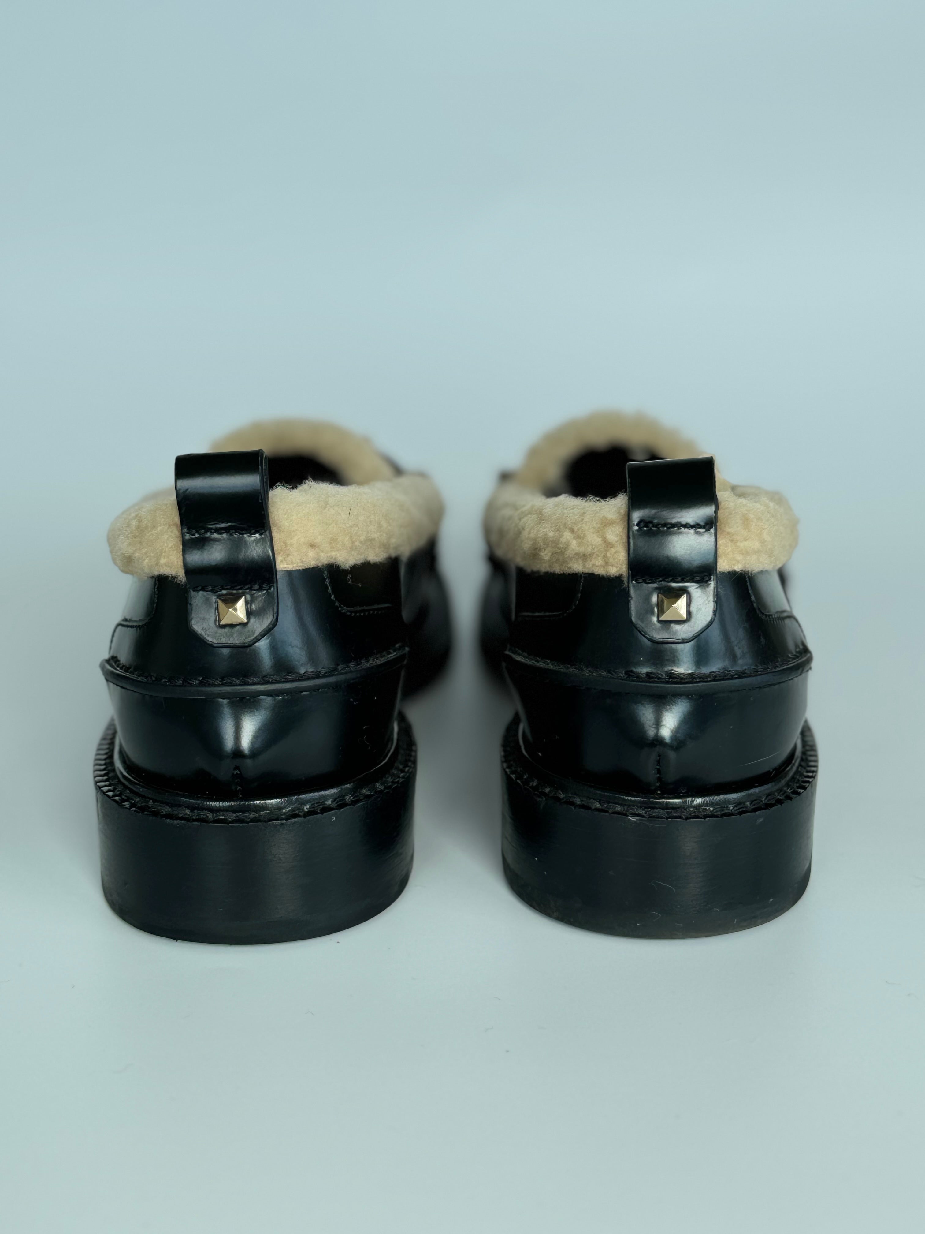 Valentino Shearling Loafer
