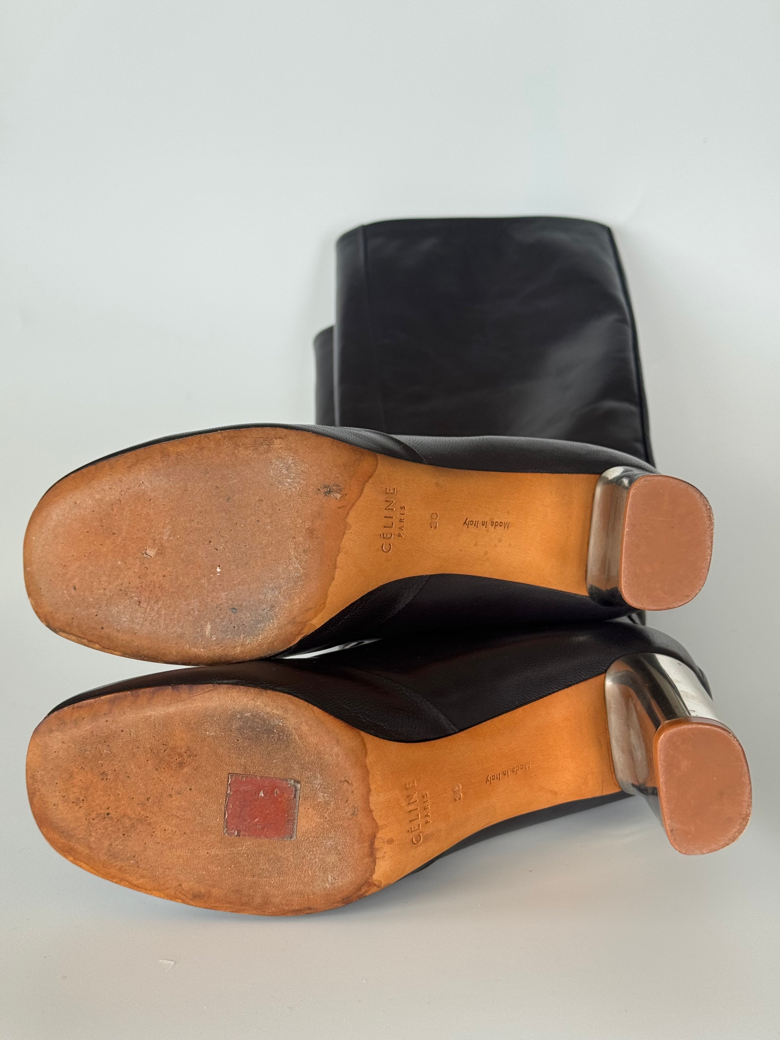 Celine Leather Boots